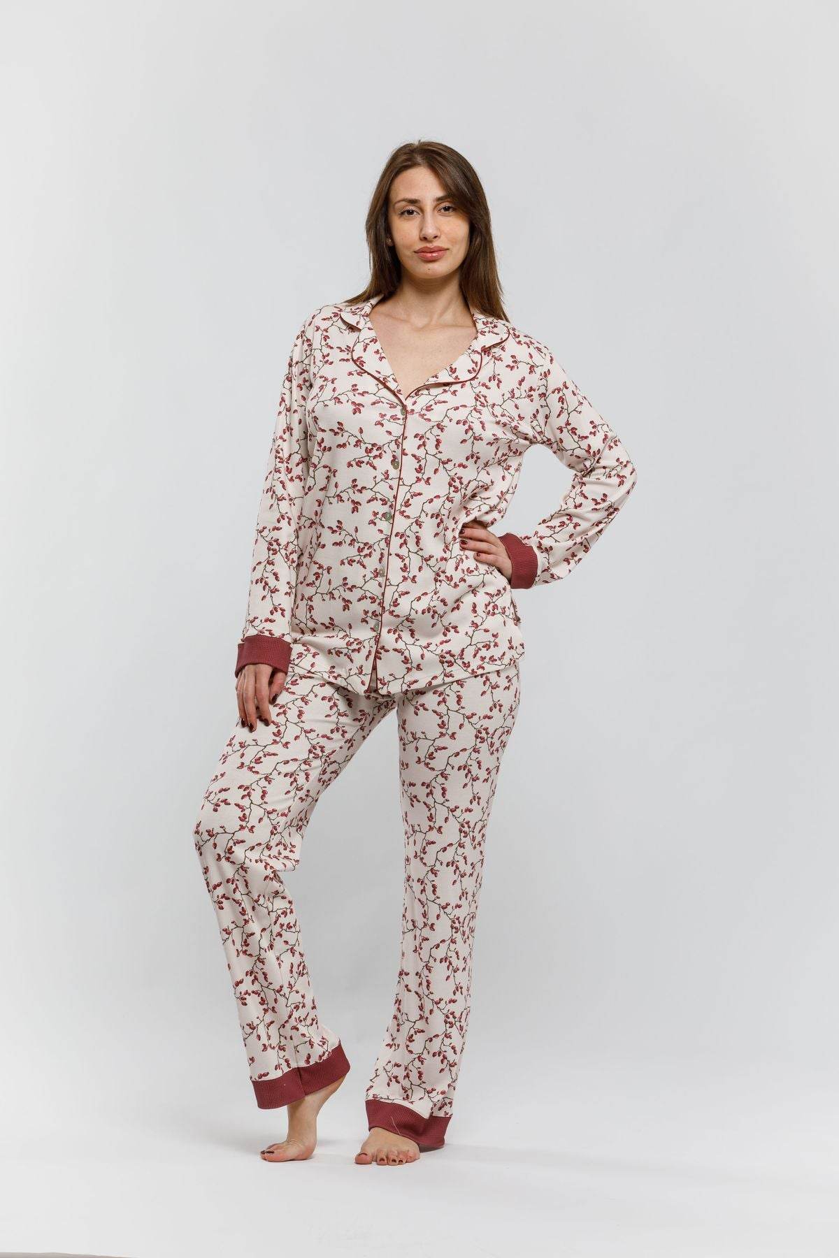 Pigiama Aperto Donna I2546 Fida - evabiancheria